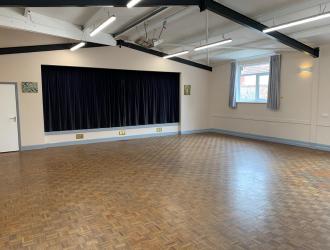 Main Hall Refurb Stage View