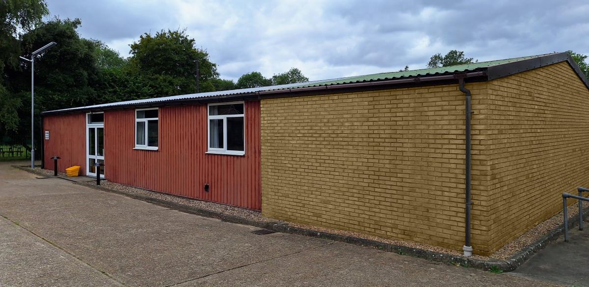 Village Hall Retouch Original Cladding