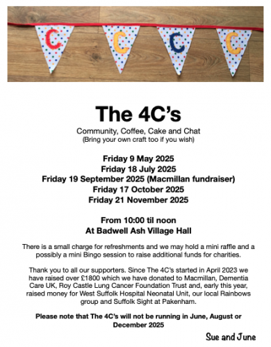 The 4Cs Flyer 2025