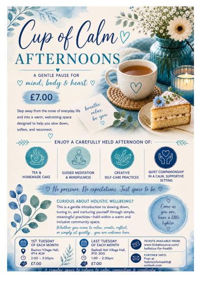 Cup of Calm Poster 26th May